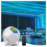 HERHOTER Star Projector,Northern Lights Projector,with Bluetooth Speaker, White Noise, Remote Control,Night Light,for Game Room, Adults, Family Gatherings,Galaxy Projector Bedroom HERHOTER Star Projector,Northern Lights Projector,with Bluetooth Speaker, White Noise, Remote Control,Night Light,for Game Room, Adults, Family Gatherings,Galaxy Projector Bedroom