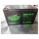 Interstate Batteries 12V 9Ah High Rate Battery (F2 Terminal) SLA AGM VRLA Rechargeable Replacement for APC Smart-UPS, UPS Back Up Systems, Security, Medical Devices (HSL1079) Interstate Batteries 12V 9Ah High Rate Battery (F2 Terminal) SLA AGM VRLA Rechargeable Replacement for APC Smart-UPS, UPS Back Up Systems, Security, Medical Devices (HSL1079)