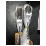 24 Pcs Forks and Spoons Silverware Set, Food Grade Stainless Steel Flatware Cutlery Set for Home, Kitchen and Restaurant, 12 Dinner Fork(8) and 12 Teaspoon(6.7), Mirror Polished, Dishwasher Safe 24 Pcs Forks and Spoons Silverware Set, Food Grade Stainless Steel Flatware Cutlery Set for Home, Kitchen and Restaurant, 12 Dinner Fork(8) and 12 Teaspoon(6.7), Mirror Polished, Dishwasher Safe