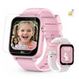 Kipywatch Smart Watch for Kids - Kids Watch with GPS Tracker, Safe Zones Alert Camera, Voice & Video Call, School Mode Parental App, Subscription Required - Extra White Strap - Gifts for Girl 3-12 Kipywatch Smart Watch for Kids - Kids Watch with GPS Tracker, Safe Zones Alert Camera, Voice & Video Call, School Mode Parental App, Subscription Required - Extra White Strap - Gifts for Girl 3-12