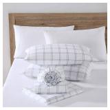 Eddie Bauer - Flannel Sheets Queen Size, Anti-Pilling & Wrinkle Resistant Cotton, Touchably Soft for All-Season Comfort - Bed Sheets with Matching Pillowcases & Fitted Sheet (Westridge Plaid Blue) Eddie Bauer - Flannel Sheets Queen Size, Anti-Pilling & Wrinkle Resistant Cotton, Touchably Soft for All-Season Comfort - Bed Sheets with Matching Pillowcases & Fitted Sheet (Westridge Plaid Blue)