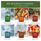 Christmas & Winter Candle Gift Set, 6 Pack 7oz Soy Scented Candles for Home, Holiday & Birthday Gift for Women & Men, Balsam Cedar, Christmas Cookies & Spices, Apple Cider, Hot Cocoa & Hello Winter 3 Christmas & Winter Candle Gift Set, 6 Pack 7oz Soy Scented Candles for Home, Holiday & Birthday Gift for Women & Men, Balsam Cedar, Christmas Cookies & Spices, Apple Cider, Hot Cocoa & Hello Winter 3