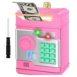 NAFEIV Piggy Bank, Automatic Electronic Piggy Bank for Kids Boys Girls with Password and Fingerprint Unlocking Simulation, Money Bank Kids Safe Toys for 3 4 5 6 7 8 9 10 Year Old Boy Girl NAFEIV Piggy Bank, Automatic Electronic Piggy Bank for Kids Boys Girls with Password and Fingerprint Unlocking Simulation, Money Bank Kids Safe Toys for 3 4 5 6 7 8 9 10 Year Old Boy Girl