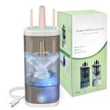 Tpsofy Electric Makeup Brush Cleaner Machine, Ultimate Efficient Automatic Cleaner for All Types of Makeup Brushes- Black Tpsofy Electric Makeup Brush Cleaner Machine, Ultimate Efficient Automatic Cleaner for All Types of Makeup Brushes- Black