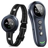 2-in-1 Dog Shock Collar & Dog Bark Collar - Smart Anti Barking Dog Training Collar with 5 Adjustable Sensitivity & 3300FT Remote for All Breeds IP67 Waterproof E-Collar 2-in-1 Dog Shock Collar & Dog Bark Collar - Smart Anti Barking Dog Training Collar with 5 Adjustable Sensitivity & 3300FT Remote for All Breeds IP67 Waterproof E-Collar