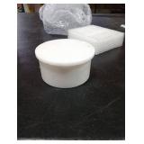 Queenza White Marble Salt Cellar with Lid - 3 Inch Salt and Pepper Bowls, Ramekins, Kosher Salt Holder Queenza White Marble Salt Cellar with Lid - 3 Inch Salt and Pepper Bowls, Ramekins, Kosher Salt Holder