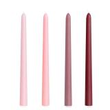 10 inch Gradient Taper Candles,Set of 4 Tapered Candle, Tall Candlesticks,Conical Stick Candles,Smokeless,Home Dinner, Party, Wedding, Halloween, Christmas (Pink Series, 10inch) ONE CRACKED 10 inch Gradient Taper Candles,Set of 4 Tapered Candle, Tall Candlesticks,Conical Stick Candles,Smokeless,Home Dinner, Party, Wedding, Halloween, Christmas (Pink Series, 10inch) ONE CRACKED
