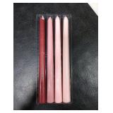 10 inch Gradient Taper Candles,Set of 4 Tapered Candle, Tall Candlesticks,Conical Stick Candles,Smokeless,Home Dinner, Party, Wedding, Halloween, Christmas (Pink Series, 10inch) ONE CRACKED 10 inch Gradient Taper Candles,Set of 4 Tapered Candle, Tall Candlesticks,Conical Stick Candles,Smokeless,Home Dinner, Party, Wedding, Halloween, Christmas (Pink Series, 10inch) ONE CRACKED