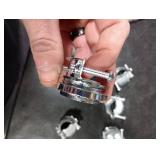 5Pack 1 inch NM Cable Clamp Type Connectors for Metallic Conduit Protect Cables Silver-Zinc 5Pack 1 inch NM Cable Clamp Type Connectors for Metallic Conduit Protect Cables Silver-Zinc