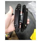 Lipshome 6 Hidden Door Hinge/Concealed Hinges,Invisible Hinges,Invisible Door Silent 180 Degree Swing Hinge 3-Way Adjustable Butt 6 x 2.5 x 1inch (Pack of 2) (Black) Lipshome 6 Hidden Door Hinge/Concealed Hinges,Invisible Hinges,Invisible Door Silent 180 Degree Swing Hinge 3-Way Adjustable Butt 6 x 2.5 x 1inch (Pack of 2) (Black)