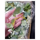 Yastouay 6.6 Ft White Flower Garland with 3D Butterfly, Artificial Eucalyptus Garland with Flowers Fake Rose Vine for Table Centerpiece Wedding Arch Baby Shower Party Room Backdrop Decor Yastouay 6.6 Ft White Flower Garland with 3D Butterfly, Artificial Eucalyptus Garland with Flowers Fake Rose Vine for Table Centerpiece Wedding Arch Baby Shower Party Room Backdrop Decor