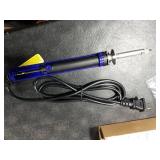 WEP 929D-V 2 IN 1 Desoldering Iron Electric Solder Sucker with 5 Nozzles 0.8/1.0/1.2/1.5mm Soldering Tool Kit with Built-in Desoldering Pump, Iron Stand, Sponge, Cleaning Pin Solder Remover WEP 929D-V 2 IN 1 Desoldering Iron Electric Solder Sucker with 5 Nozzles 0.8/1.0/1.2/1.5mm Soldering Tool Kit with Built-in Desoldering Pump, Iron Stand, Sponge, Cleaning Pin Solder Remover