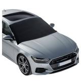 EcoNour Windshield Cover for Ice and Snow - Universal Fit for Car, SUV, Truck, Heavy Duty 600D Oxford Fabric Frost Protector for Ice & Sleet, Includes Anti-Theft Straps, Medium (69x42) EcoNour Windshield Cover for Ice and Snow - Universal Fit for Car, SUV, Truck, Heavy Duty 600D Oxford Fabric Frost Protector for Ice & Sleet, Includes Anti-Theft Straps, Medium (69x42)