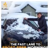 EcoNour Windshield Cover for Ice and Snow - Universal Fit for Car, SUV, Truck, Heavy Duty 600D Oxford Fabric Frost Protector for Ice & Sleet, Includes Anti-Theft Straps, Medium (69x42) EcoNour Windshield Cover for Ice and Snow - Universal Fit for Car, SUV, Truck, Heavy Duty 600D Oxford Fabric Frost Protector for Ice & Sleet, Includes Anti-Theft Straps, Medium (69x42)