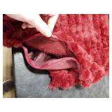 MANDIOO Pack of 2 Burgundy Super Soft Plush Fluffy Decorative Throw Pillow Covers 22x22 inch Faux Fur Wool Velvet Cushion Covers Pillow Cases Couch Sofa Bed Living Room MANDIOO Pack of 2 Burgundy Super Soft Plush Fluffy Decorative Throw Pillow Covers 22x22 inch Faux Fur Wool Velvet Cushion Covers Pillow Cases Couch Sofa Bed Living Room