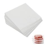 Parchment Paper Squares, 4x4 Inch, Set of 300, Small Hamburger Patty Paper/Nonstick Precut Square Baking Parchment for Separating Small Burger Patty, Cookies & Other Foods, or Baking & Candy Wrapper Parchment Paper Squares, 4x4 Inch, Set of 300, Small Hamburger Patty Paper/Nonstick Precut Square Baking Parchment for Separating Small Burger Patty, Cookies & Other Foods, or Baking & Candy Wrapper