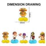 5Pcs Animal-Crossing Party supplies set Animal-Crossing Honeycomb Centerpieces Double Sided Table Topper for birthday party decoration Kids Baby Shower 5Pcs Animal-Crossing Party supplies set Animal-Crossing Honeycomb Centerpieces Double Sided Table Topper for birthday party decoration Kids Baby Shower