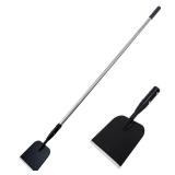 BARAYSTUS Flat Shovel with Adjustable Handle, 59 in Floor Scraper, Ice Scraper, Garden Cleaning Scraper, Ice Chopper, Snow Shovel, Multifunctional Weed Remover Tool for Walkway Driveway BARAYSTUS Flat Shovel with Adjustable Handle, 59 in Floor Scraper, Ice Scraper, Garden Cleaning Scraper, Ice Chopper, Snow Shovel, Multifunctional Weed Remover Tool for Walkway Driveway