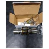 DSJJBLL Satin Nickel Door Knob with Lock and Key Lock Interior/Exterior Door Knob for Bedroom Or Bathroom (1 Pack) DSJJBLL Satin Nickel Door Knob with Lock and Key Lock Interior/Exterior Door Knob for Bedroom Or Bathroom (1 Pack)