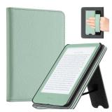 CoBak Case with Stand for for 6 Kindle (2024 & 2022, 11th Gen) PU Leather Smart Cover with Auto Sleep/Wake & Hand Strap, Premium Protective Case for Kindle Basic,Sage Green CoBak Case with Stand for for 6 Kindle (2024 & 2022, 11th Gen) PU Leather Smart Cover with Auto Sleep/Wake & Hand Strap, Premium Protective Case for Kindle Basic,Sage Green