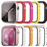 Kounlsyam 10 Pack Case with Tempered Glass Screen Protector for Apple Watch Series 11/10 42mm, Hard PC Face Cover, Full Protective Bumper Compatible with iWatch 42mm Accessories Kounlsyam 10 Pack Case with Tempered Glass Screen Protector for Apple Watch Series 11/10 42mm, Hard PC Face Cover, Full Protective Bumper Compatible with iWatch 42mm Accessories
