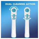 FEUP Dual Clean Replacement Brush Heads Compatible with Oral B Pro 1000,Vitality & Most Electric Toothbrush Models - 4 Count FEUP Dual Clean Replacement Brush Heads Compatible with Oral B Pro 1000,Vitality & Most Electric Toothbrush Models - 4 Count