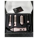 Nimmu Blow Dryer Brush Set, 5-in-1 Hot Air Brush Set, All-in-One Hair Styler for Salon Blowouts, Smoothing, Curling & Volumizing and Straightening, Less Frizz & Heat Damage, Pink Nimmu Blow Dryer Brush Set, 5-in-1 Hot Air Brush Set, All-in-One Hair Styler for Salon Blowouts, Smoothing, Curling & Volumizing and Straightening, Less Frizz & Heat Damage, Pink