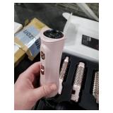 Nimmu Blow Dryer Brush Set, 5-in-1 Hot Air Brush Set, All-in-One Hair Styler for Salon Blowouts, Smoothing, Curling & Volumizing and Straightening, Less Frizz & Heat Damage, Pink Nimmu Blow Dryer Brush Set, 5-in-1 Hot Air Brush Set, All-in-One Hair Styler for Salon Blowouts, Smoothing, Curling & Volumizing and Straightening, Less Frizz & Heat Damage, Pink