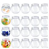 Eccliy 24 Pcs Clear Fish Bowls with Straws Ball Shape Plastic Bowl for Drinks Summer Drink Cups Unbreakable Goldfish Bowl for Christmas Candy Table Centerpieces Party Favors (27 oz) Eccliy 24 Pcs Clear Fish Bowls with Straws Ball Shape Plastic Bowl for Drinks Summer Drink Cups Unbreakable Goldfish Bowl for Christmas Candy Table Centerpieces Party Favors (27 oz)