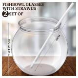 Eccliy 24 Pcs Clear Fish Bowls with Straws Ball Shape Plastic Bowl for Drinks Summer Drink Cups Unbreakable Goldfish Bowl for Christmas Candy Table Centerpieces Party Favors (27 oz) Eccliy 24 Pcs Clear Fish Bowls with Straws Ball Shape Plastic Bowl for Drinks Summer Drink Cups Unbreakable Goldfish Bowl for Christmas Candy Table Centerpieces Party Favors (27 oz)