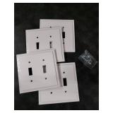 2-Gang Modern Edge Decorative Wall Plate Cover Switch Outlet Double Toggle Electrical Faceplate for Light Switches, Smart Switch, GFCI, Dimmers, Receptacle, USB Outlet (4 Pack, Double Toggle) 2-Gang Modern Edge Decorative Wall Plate Cover Switch Outlet Double Toggle Electrical Faceplate for Light Switches, Smart Switch, GFCI, Dimmers, Receptacle, USB Outlet (4 Pack, Double Toggle)