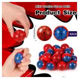 Civaner 24 Pcs Spider Birthday Party Favor, 1.5inch Stress Ball Sensory Fidget Toys for Birthday Decorations Supplies Halloween Goodie Bags Christmas Stocking Stuffers Valentines Gifts Civaner 24 Pcs Spider Birthday Party Favor, 1.5inch Stress Ball Sensory Fidget Toys for Birthday Decorations Supplies Halloween Goodie Bags Christmas Stocking Stuffers Valentines Gifts