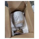 Meefad Concrete Pendant Lamp, 1 Light Industrial Farmhouse Style Hanging Lamp, Cement Bell Pendant Fixture with Hemp Rope Deco Meefad Concrete Pendant Lamp, 1 Light Industrial Farmhouse Style Hanging Lamp, Cement Bell Pendant Fixture with Hemp Rope Deco