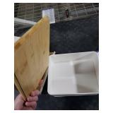 ZICOTO Beautiful Bread Box With Wooden Lid For Your Kitchen Countertop - Spacious Container Perfectly Stores Your Homemade Bread, English Muffins & Bagels - Quality Cutting Board Lid Keeps Loaf Fresh ZICOTO Beautiful Bread Box With Wooden Lid For Your Kitchen Countertop - Spacious Container Perfectly Stores Your Homemade Bread, English Muffins & Bagels - Quality Cutting Board Lid Keeps Loaf Fresh