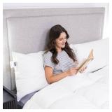 Globon Luxury Down Pillows Queen Size Set of 2 for Side Sleepers, 100% Cotton Shell Hotel Collection Bed Pillow for Sleeping, Firm Down Surrounded Feather Pillow 20 x 30 Globon Luxury Down Pillows Queen Size Set of 2 for Side Sleepers, 100% Cotton Shell Hotel Collection Bed Pillow for Sleeping, Firm Down Surrounded Feather Pillow 20 x 30