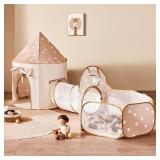 Tiny Land Kids Play Tent with Tunnel, Pop Up Play Tent with Ball Pits for Toddlers, Baby Tent with Carry Bag, Toddler Tents Indoor Tiny Land Kids Play Tent with Tunnel, Pop Up Play Tent with Ball Pits for Toddlers, Baby Tent with Carry Bag, Toddler Tents Indoor