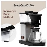 SimplyGoodCoffee Coffee Maker / Coffee Machine. 8 Cup Automatic Drip Pour Over Coffee Brewer. Easy To Use, Gold Cup Standard. Black/Stainless Steel SimplyGoodCoffee Coffee Maker / Coffee Machine. 8 Cup Automatic Drip Pour Over Coffee Brewer. Easy To Use, Gold Cup Standard. Black/Stainless Steel