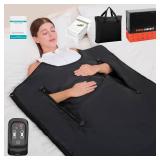 Cransidium Infrared Sauna Blanket for Home: Portable Design Full Body Detox Therapy with Deep Heat Relaxation - Far Infrared Heating Adjustable 86-176 & 20-60 Min Timer 71 x 31.5Inch Cransidium Infrared Sauna Blanket for Home: Portable Design Full Body Detox Therapy with Deep Heat Relaxation - Far Infrared Heating Adjustable 86-176 & 20-60 Min Timer 71 x 31.5Inch