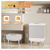 FEACORT Towel Warmer, 35L Large Foldable Towel Warmers for Bathroom, Dual-Mode Blanket Warmer with Safety Lock, Timer, and Auto Shut-Off, Fits Up to 3 Oversized 40X70 Towels, for Home & Loved Ones FEACORT Towel Warmer, 35L Large Foldable Towel Warmers for Bathroom, Dual-Mode Blanket Warmer with Safety Lock, Timer, and Auto Shut-Off, Fits Up to 3 Oversized 40X70 Towels, for Home & Loved Ones