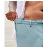 Lion Nardo Linen Shorts - Men Casual Drawstring SEE PHOTOS FOR COLOR.