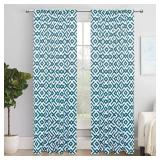 PartyDelight Blackout Curtains 84\' Teal