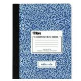 4 PACK TOPS Composition Book, Hard Cover, White