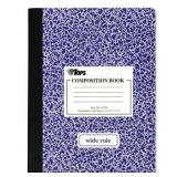 4 PACK TOPS Composition Book, Hard Cover, White