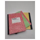 4 PACK TOPS Composition Book, Hard Cover, White