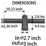 1000LED 180 Degree Twin Spoke Bracket Mounting Accessories, Double 180 Horizonta