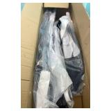 Front Bumper Lip Spoiler for Tesla Model 3 2024 2023 4-Piece Sporty Design Black