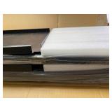 KINYING Metal Laminate Shelving Kit for Kinying Vertical Storage Cabinet, with Screw and Nuts, 68â x 46â x 15â(Color: Black) - Retail: $120