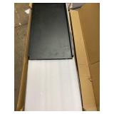 KINYING Metal Laminate Shelving Kit for Kinying Vertical Storage Cabinet, with Screw and Nuts, 68â x 46â x 15â(Color: Black) - Retail: $120