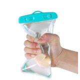 2 PACK BLACK Waterproof Phone bag android or iphone float fishing trip. Dry pouch for phone.