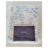 Home Reflections Blue Floral Shower Curtain
